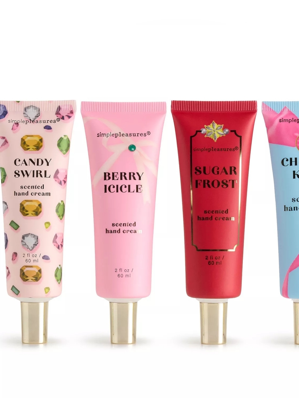 Simple Pleasures 4 Piece Hand Cream Collection NIB - Picture 2 of 2